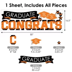 Big Dot Of Happiness Orange Graduation Party Photo Backdrop - Wall Decals -Home Decoration Store GUEST 87b585be 582c 442d b796 b542ad42dbbf