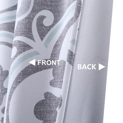 Trinity Medallion Design Floral Printed Kitchen Curtains 4 Trinity Medallion Design Floral Printed Kitchen Curtains - Image 4