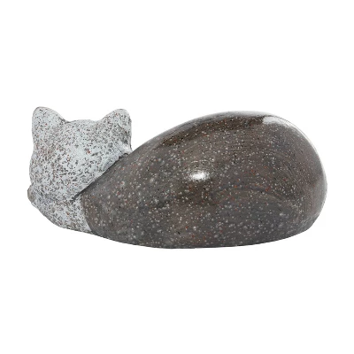 7" Magnesium Oxide Country Cats Garden Sculpture Gray - Olivia & May 2 7" Magnesium Oxide Country Cats Garden Sculpture Gray - Olivia & May - Image 2