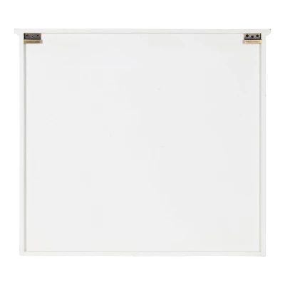 30" X 6.5" X 28" Hutchins Decorative Farmhouse Wood Wall Cabinet White/Brown - Kate & Laurel All Things Decor 5 30" X 6.5" X 28" Hutchins Decorative Farmhouse Wood Wall Cabinet White/Brown - Kate & Laurel All Things Decor - Image 5