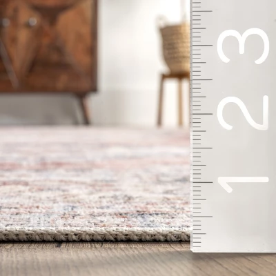 NuLOOM Desna Machine Washable Faded Vintage Area Rug 2 NuLOOM Desna Machine Washable Faded Vintage Area Rug - Image 2