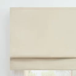 Faux Silk 100% Total Blackout Cordless Roman Blind And Shade - Eclipse