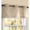 Thermalogicª Check Grommet-Top Valance, 40"W X 15"L