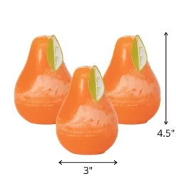 Tangerine Timber Pear Candles - Set Of 3 -Home Decoration Store GUEST 8a9782e5 c121 4621 bd82 1cc69eb8cd9d