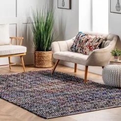 Hand Woven Chevron Roxanne Rug - NuLOOM