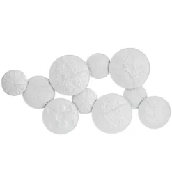 Metal Plate Wall Decor With Embossed Details Blue - The Novogratz -Home Decoration Store GUEST 8bda4946 6e73 4070 925b 784796652490