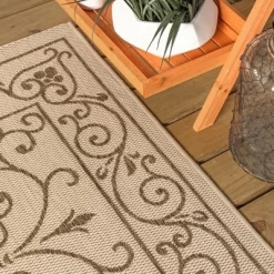 Charleston Vintage Filigree Textured Weave Indoor/Outdoor Area Rug - JONATHAN Y 8 Charleston Vintage Filigree Textured Weave Indoor/Outdoor Area Rug - JONATHAN Y -Home Decoration Store GUEST 8c036560 4d78 46f5 ba7e c57b2c2dd6f5