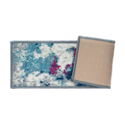 World Rug Gallery Modern Abstract Non-Slip Stair Treads 2 World Rug Gallery Modern Abstract Non-Slip Stair Treads - Image 2