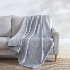 50"x60" Solid Reversible Throw Blanket Gray - Eddie Bauer -Home Decoration Store GUEST 8c46369a a3e8 4b19 a62c 05b273d83c65
