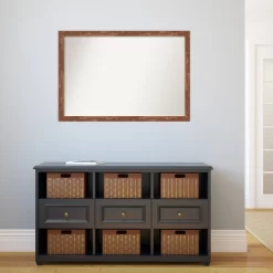 39" X 27" Non-Beveled Fresco Light Pecan Wood Wall Mirror - Amanti Art 11 39" X 27" Non-Beveled Fresco Light Pecan Wood Wall Mirror - Amanti Art -Home Decoration Store GUEST 8c85bbde 6d5e 436e ad25 039322cd1cd6