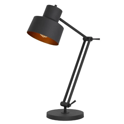 33" Davidson AdjusDesk Height Metal Desk Lamp Matte Black - Cal Lighting 1 33" Davidson AdjusDesk Height Metal Desk Lamp Matte Black - Cal Lighting