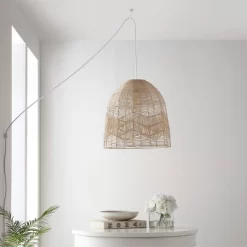 17.5" 1-Light Sofia Farmhouse Coastal Rattan LED Pendant Brown - JONATHAN Y -Home Decoration Store GUEST 8e4cab69 58a3 4642 be5e ea4c1612fde7