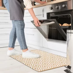 World Rug Gallery Geometric Anti-Fatigue Standing Mat -Home Decoration Store GUEST 8ea0ebf2 aef8 4cfc b43a d09a8a010fcd