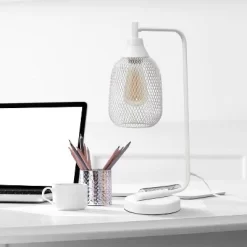 Industrial Desk Lamp White - Lalia Home -Home Decoration Store GUEST 8ecab388 428a 4fd2 b500 4b03ccdc6898