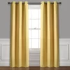 Home Boutique Absolute Blackout Window Curtain Panels Yellow 76X84 Set Each 38x84
