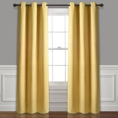 Home Boutique Absolute Blackout Window Curtain Panels Yellow 76X84 Set Each 38x84 1 Home Boutique Absolute Blackout Window Curtain Panels Yellow 76X84 Set Each 38x84