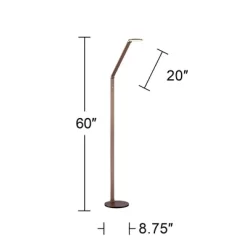 Possini Euro Design Magnum Modern Task Floor Lamp 61" Tall French Bronze Brown Metal LED Adjustable For Living Room Reading Bedroom Office House Home 14 Possini Euro Design Magnum Modern Task Floor Lamp 61" Tall French Bronze Brown Metal LED Adjustable For Living Room Reading Bedroom Office House Home -Home Decoration Store GUEST 8f9282ea ef7d 4ebc 9c78 ebead13ea845