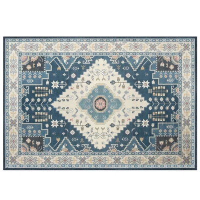 Costway Area Rugs 5'4'' X 6'7''5'4'' X 7'7'' Faux Wool Fabric Doormat Home Carpet Living Room Bedroom 10 Costway Area Rugs 5'4'' X 6'7''5'4'' X 7'7'' Faux Wool Fabric Doormat Home Carpet Living Room Bedroom - Image 10