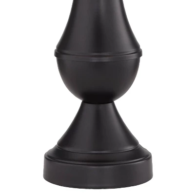 Regency Hill Blakely Modern Table Lamps 25" High Set Of 2 Bronze With USB Charging Ports Touch On Off Ivory Linen Shade For Bedroom Living Room Desk 3 Regency Hill Blakely Modern Table Lamps 25" High Set Of 2 Bronze With USB Charging Ports Touch On Off Ivory Linen Shade For Bedroom Living Room Desk - Image 3