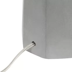 Concrete Pillar Table Lamp With Fabric Shade White - Lalia Home -Home Decoration Store GUEST 90d659c3 38e8 4792 8304 4d8c5f911a6d