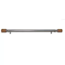 Linen Avenue Wood Cylinder Curtain Rod
