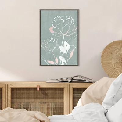 16" X 23" Roseland II By Isabelle Z Framed Canvas Wall Art - Amanti Art 5 16" X 23" Roseland II By Isabelle Z Framed Canvas Wall Art - Amanti Art - Image 5