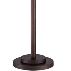 Possini Euro Design Garth Modern Floor Lamp Standing 63 1/2" Tall Oil Rubbed Bronze Burlap Fabric Drum Shade For Living Room Bedroom Office House Home -Home Decoration Store GUEST 91a0537e e9a3 4be4 ac08 c325a14b911a