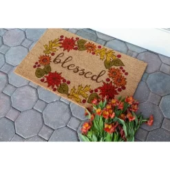 1'4" X 2'4" Blessed Indoor/Outdoor Coir Doormat - Entryways -Home Decoration Store GUEST 91d59e36 ae25 49bf 9129 3457ea8bd452