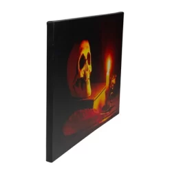 Northlight 15.75" Halloween Prelit LED Antique Candle And Skull Canvas Wall Art - Black/Orange -Home Decoration Store GUEST 923d8330 442d 49eb b4a3 2203c2d0b95f