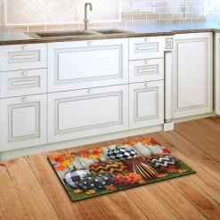 Briarwood Lane Patterned Pumpkins Autumn Doormat Leaves Indoor Ou -Home Decoration Store GUEST 92553849 49ae 4205 bbed f7d123a43201