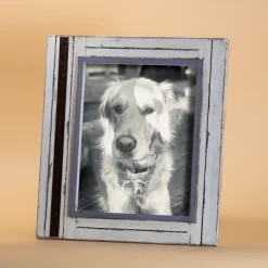 White And Brown Decorative Distressed Wood Picture Frame - Foreside Home & Garden -Home Decoration Store GUEST 92d9d977 a00e 454d 99a7 751038c86767