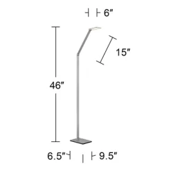 Possini Euro Design Bentley Modern Task Floor Lamp 61" Tall Silver LED Touch On Off Adjustable Head For Living Room Reading Bedroom Office House Home 15 Possini Euro Design Bentley Modern Task Floor Lamp 61" Tall Silver LED Touch On Off Adjustable Head For Living Room Reading Bedroom Office House Home -Home Decoration Store GUEST 9471b85d fb50 4ff5 a542 474bb22bdded