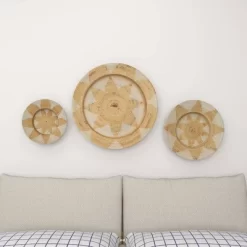 Set Of 3 Rattan Plate Woven Basket Wall Decors - Olivia & May -Home Decoration Store GUEST 947d76eb d206 4058 92d2 406e3018c531