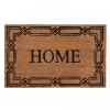 Kate Aurora Home Venetian Bordered Coir Bristled Outdoor All Season Welcome Mat - 18"x30"