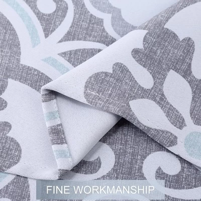 Trinity Medallion Design Floral Printed Kitchen Curtains 2 Trinity Medallion Design Floral Printed Kitchen Curtains - Image 2