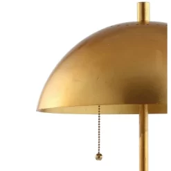 20.7" Metal Dome Table Lamp With Marble Base (Includes LED Light Bulb) Gold/White - Jonathan Y -Home Decoration Store GUEST 95a3403d 42c6 4ab2 b2db a04adf2254ed