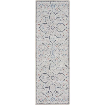 Nicole Curtis Machine Washable Series 1 Farmhouse Medallion Indoor Rug 11 Nicole Curtis Machine Washable Series 1 Farmhouse Medallion Indoor Rug - Image 11