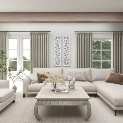 Set Of 2 Wood Floral Intricately Carved Scroll Wall Decors White - Olivia & May -Home Decoration Store GUEST 95f7bb55 2af2 4723 a52b 87045b8e40c3