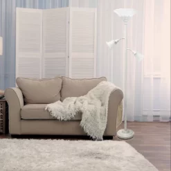 3 Light Floor Lamp With Scalloped Glass Shade White - Elegant Designs 11 3 Light Floor Lamp With Scalloped Glass Shade White - Elegant Designs -Home Decoration Store GUEST 96208065 1b54 4471 af66 490006319f4e