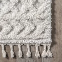 NuLOOM Akia Lattice High/Low Tassel Aea Rug -Home Decoration Store GUEST 97f91814 1595 4161 bef1 7bb525b73eee