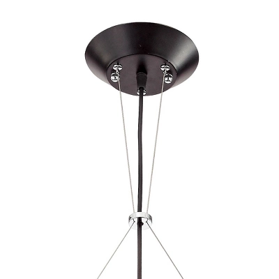 Possini Euro Design Planet Black Large Pendant Light 31 1/2" Wide Mid Century Modern White Glass For Dining Room House Foyer Kitchen Island Entryway 3 Possini Euro Design Planet Black Large Pendant Light 31 1/2" Wide Mid Century Modern White Glass For Dining Room House Foyer Kitchen Island Entryway - Image 3
