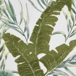 18"x18" Life Styles Towel Embroidered Palm Leave Square Throw Pillow Green - Mina Victory 9 18"x18" Life Styles Towel Embroidered Palm Leave Square Throw Pillow Green - Mina Victory -Home Decoration Store GUEST 9899a345 4802 4319 83fe f181c2bd9660