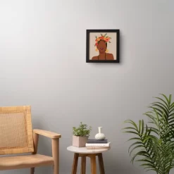 Domonique Brown Crown Framed Wall Art Black - Deny Designs -Home Decoration Store GUEST 996a5c21 f85a 49dc b7ca 8cb15d702858