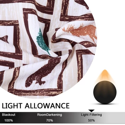 Christmas Small Kitchen Tier Curtains And Valanve Curtains With Animals Print 5 Christmas Small Kitchen Tier Curtains And Valanve Curtains With Animals Print - Image 5