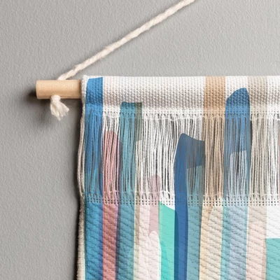 Mareike Boehmer Pastel Stripes 2 Fiber Wall Hanging - Society6 2 Mareike Boehmer Pastel Stripes 2 Fiber Wall Hanging - Society6 - Image 2