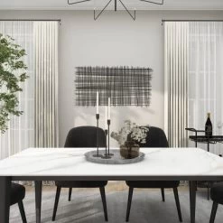 Metal Geometric Overlapping Lines Cross Hatch Wall Decor Black - Olivia & May -Home Decoration Store GUEST 9b338bb7 0227 40e8 b0a7 c06feacef1b9