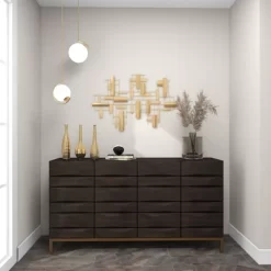 Contemporary Metal Abstract Wall Decor Gold - CosmoLiving By Cosmopolitan -Home Decoration Store GUEST 9b9f33f0 11d9 4b4c 941a a9bfb05c7f4c