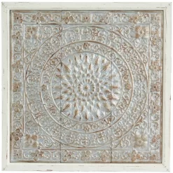 Metal Scroll Wall Decor With Embossed Details - Olivia & May -Home Decoration Store GUEST 9c364e80 37bd 44cb b0ba 38d4a24857a9