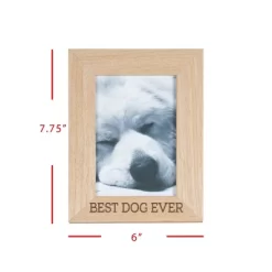 4x6 Inches "Best Dog Ever" Natural Wood & Glass Photo Frame - Foreside Home & Garden 11 4x6 Inches "Best Dog Ever" Natural Wood & Glass Photo Frame - Foreside Home & Garden -Home Decoration Store GUEST 9cdd89c3 65b7 4381 92eb 3b6b47cf0339