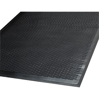 3'x5' Rectangle Solid Floor Mat Black - Guardian 2 3'x5' Rectangle Solid Floor Mat Black - Guardian - Image 2